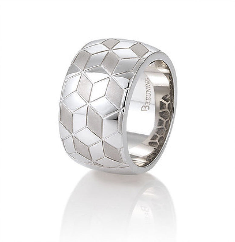 Sterling Silver Multi Pattern Ring