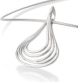 Sterling Silver Wire Look Pendant