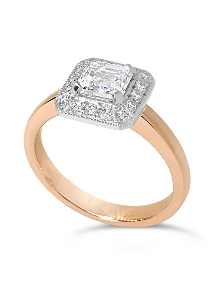 Ascher Cut Diamond Ring – Kip Wilckens Jeweller