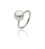 Pink Diamond and Pearl Dress Ring